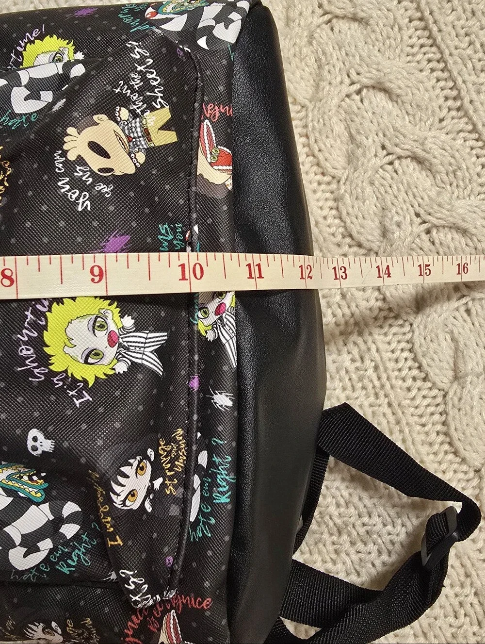 NWOT Beetlejuice Mini Backpack
